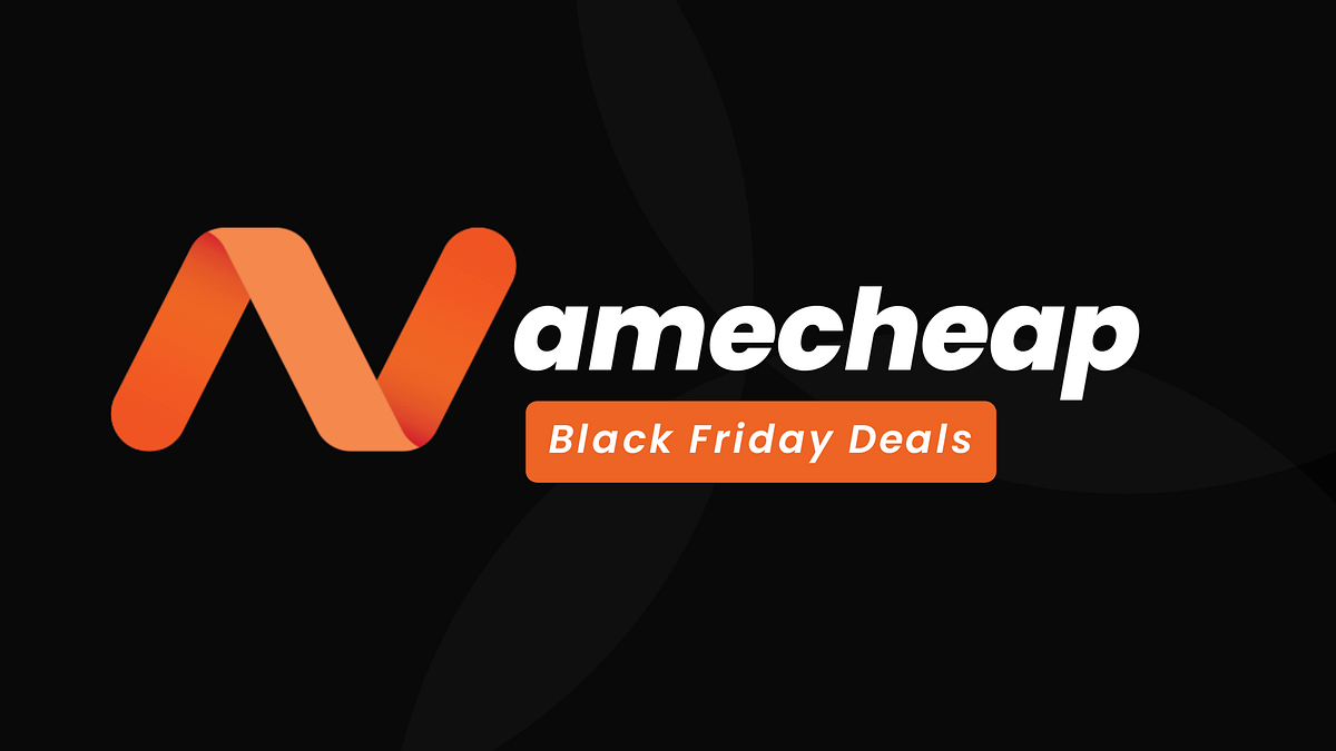 Namecheap Black Friday Deals