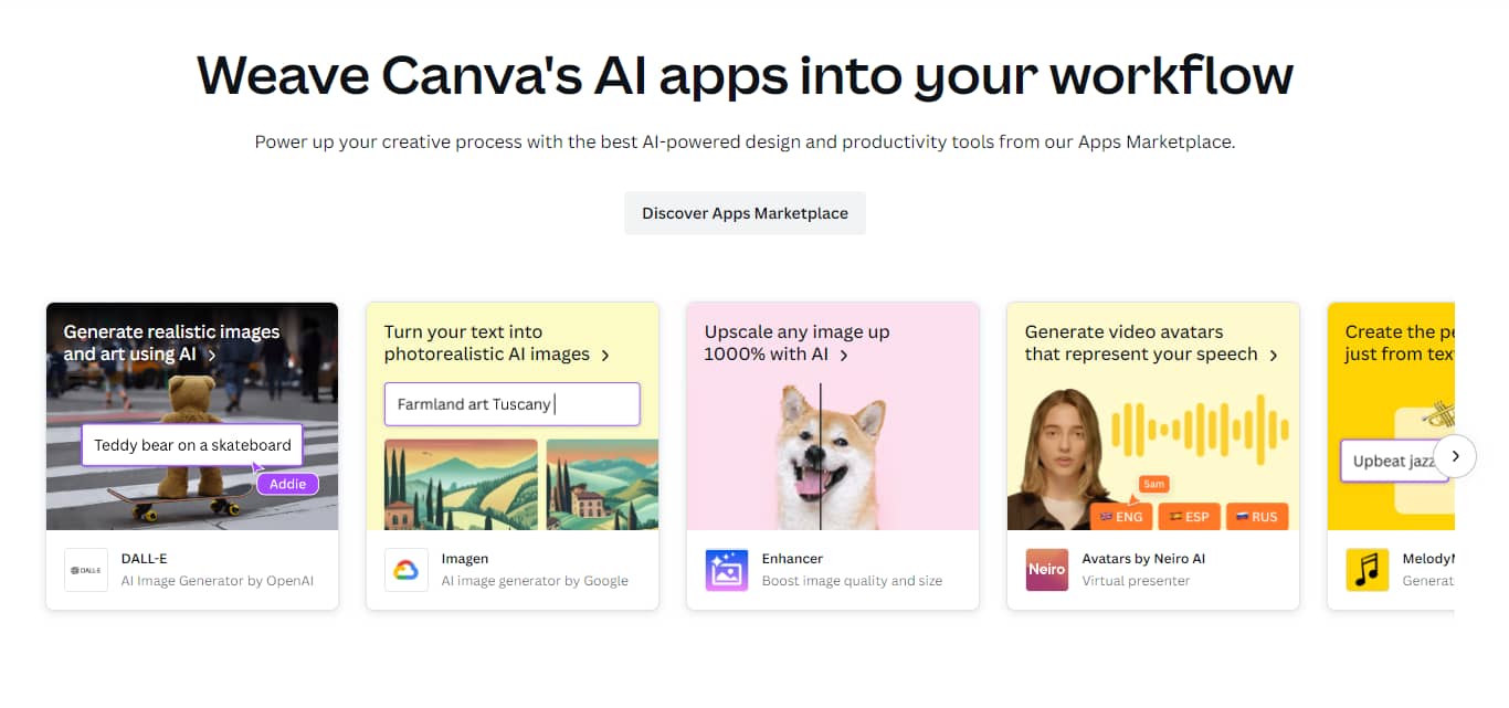 Canva AI Apps LP Screenshot