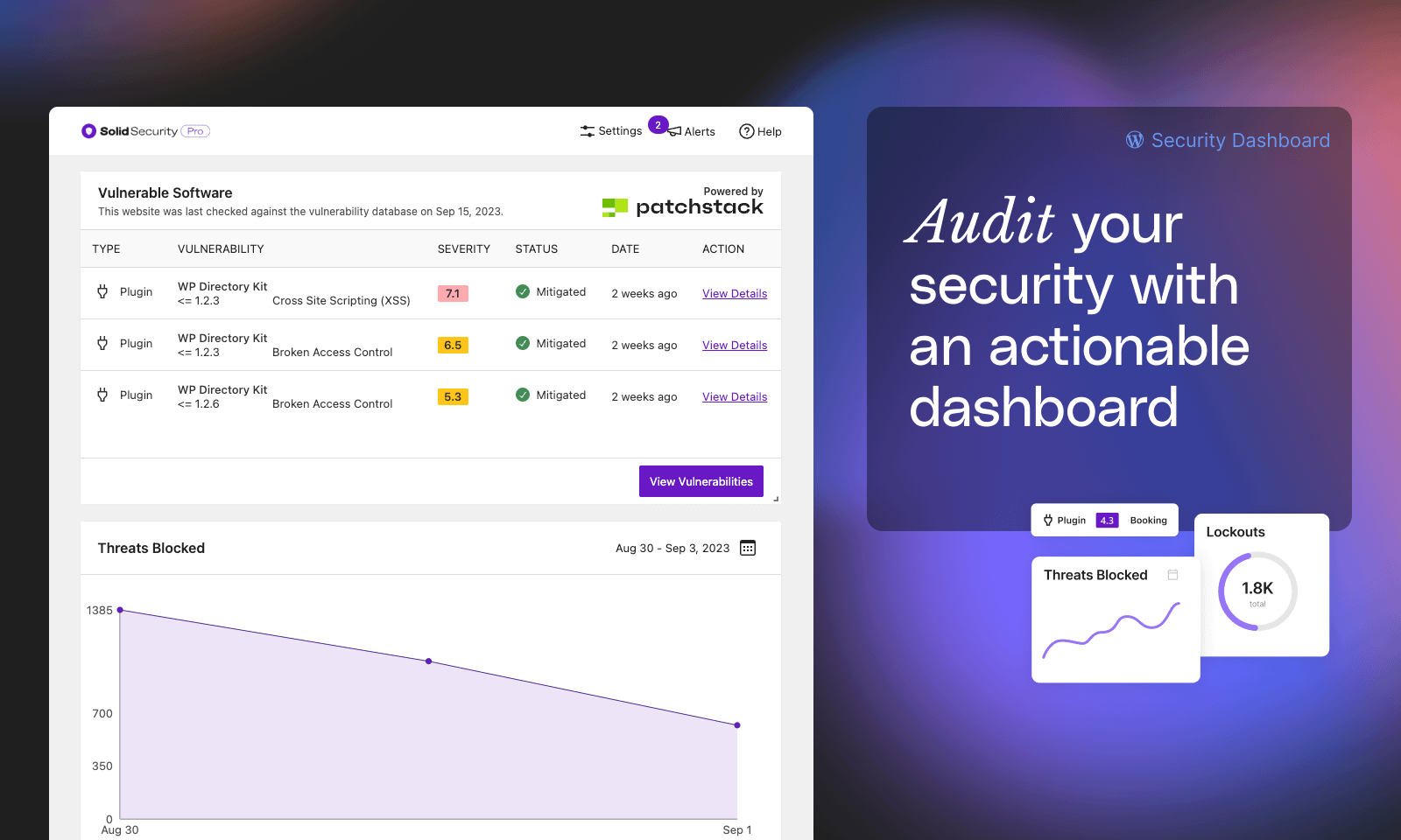 Solid Security - Audit Dashboard