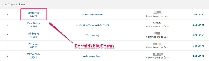 Formidable Forms Makes The Most Sales On ShareASale For Me