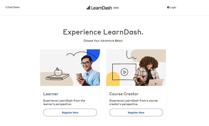 LearnDash Demo - Landing Page