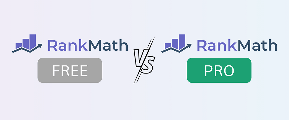 Rank Math Free VS Rank Math Pro