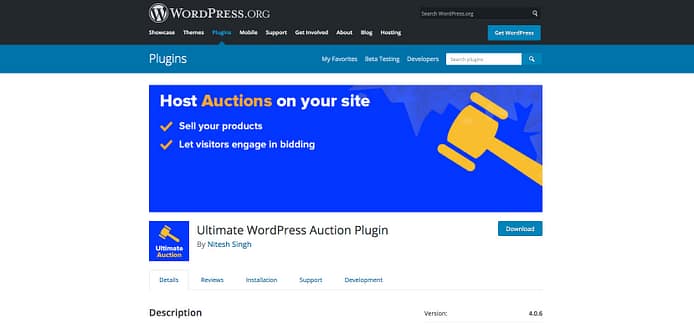 Ultimate WordPress Auction