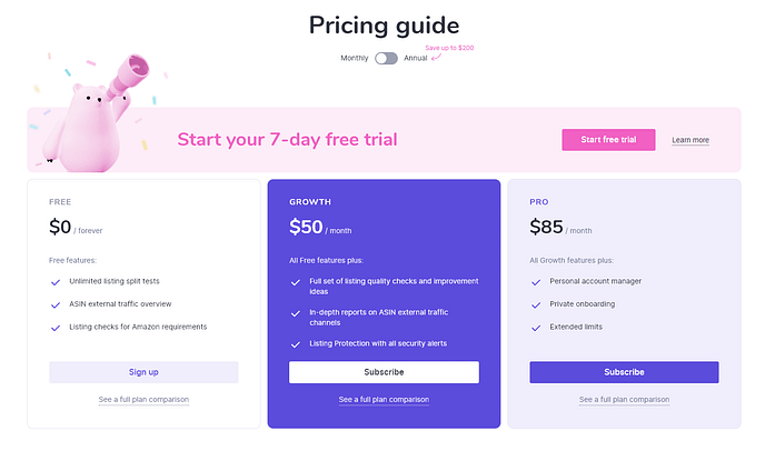 Sellzone Pricing Plans