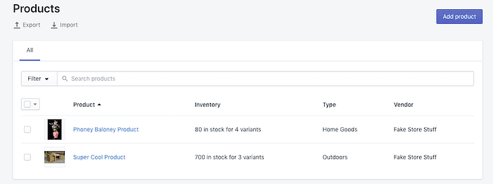 Shopify Inventory Management Add Product